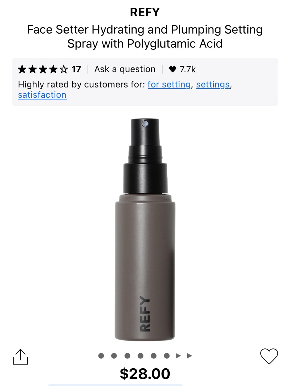 Refy face setter